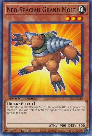 Neo Spacian Grand Mole Speed Duel GX: Midterm Destruction Yu-Gi-Oh! card