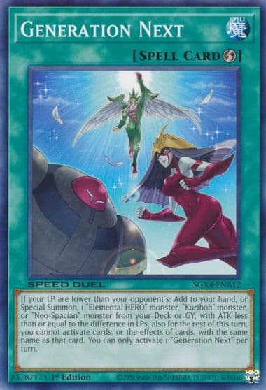 Generation Next Speed Duel GX: Midterm Destruction Yu-Gi-Oh! card
