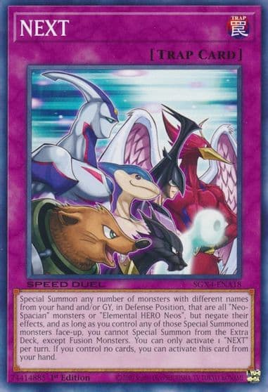 NEXT Speed Duel GX: Midterm Destruction Yu-Gi-Oh! card