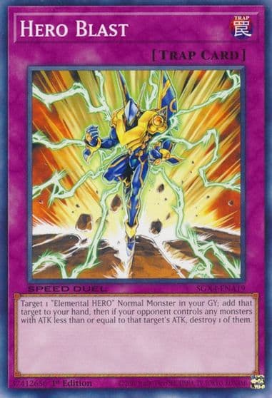 Hero Blast Speed Duel GX: Midterm Destruction Yu-Gi-Oh! card