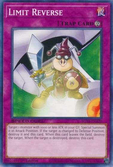 Limit Reverse Speed Duel GX: Midterm Destruction Yu-Gi-Oh! card