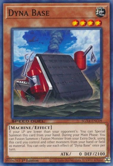 Dyna Base Speed Duel GX: Midterm Destruction Yu-Gi-Oh! card