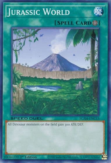 Jurassic World Speed Duel GX: Midterm Destruction Yu-Gi-Oh! card