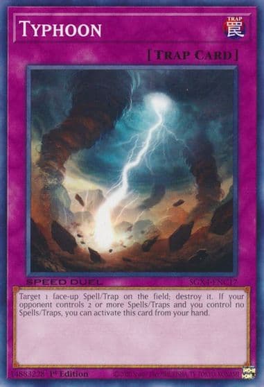 Typhoon Speed Duel GX: Midterm Destruction Yu-Gi-Oh! card