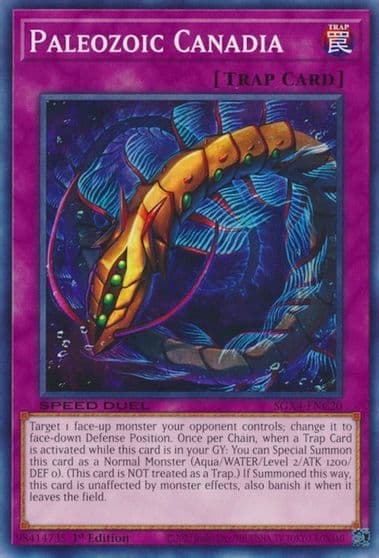 Paleozoic Canadia Speed Duel GX: Midterm Destruction Yu-Gi-Oh! card