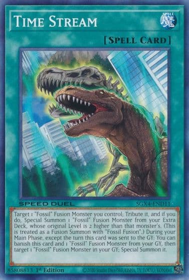 Time Stream Speed Duel GX: Midterm Destruction Yu-Gi-Oh! card