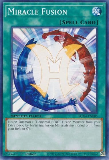 Miracle Fusion Speed Duel GX: Midterm Destruction Yu-Gi-Oh! card