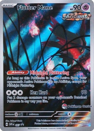 Flutter Mane - 097 (Pokemon Center) SV: Scarlet & Violet Promo Cards Pokemon card