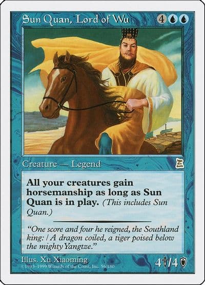 Sun Quan Lord of Wu Portal Three Kingdoms Magic card