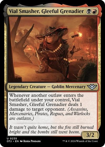 Vial Smasher Gleeful Grenadier Outlaws of Thunder Junction Magic card