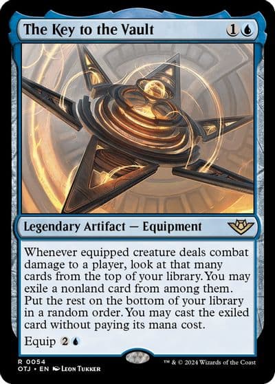 The Key to the Vault Outlaws of Thunder Junction Magic card