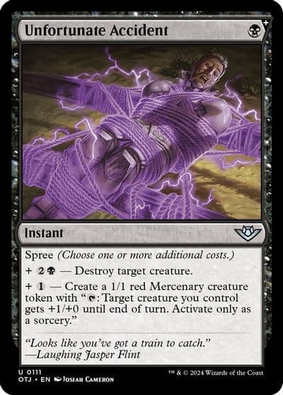 Unfortunate Accident Outlaws of Thunder Junction Magic card