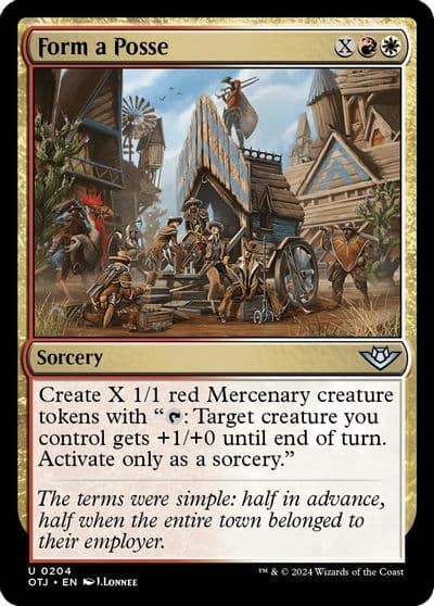 Form a Posse Outlaws of Thunder Junction Magic card