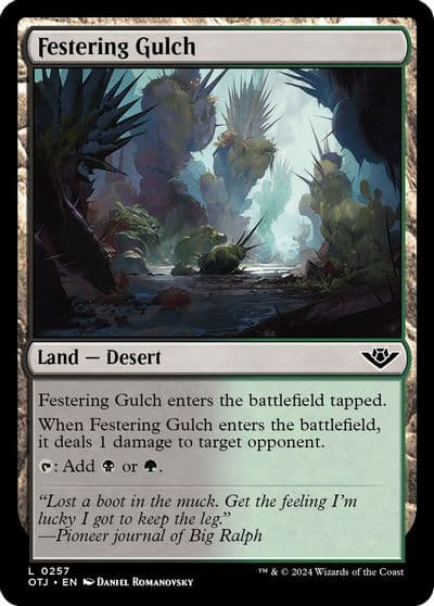 Festering Gulch Outlaws of Thunder Junction Magic card