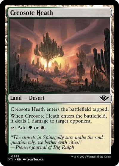 Creosote Heath Outlaws of Thunder Junction Magic card