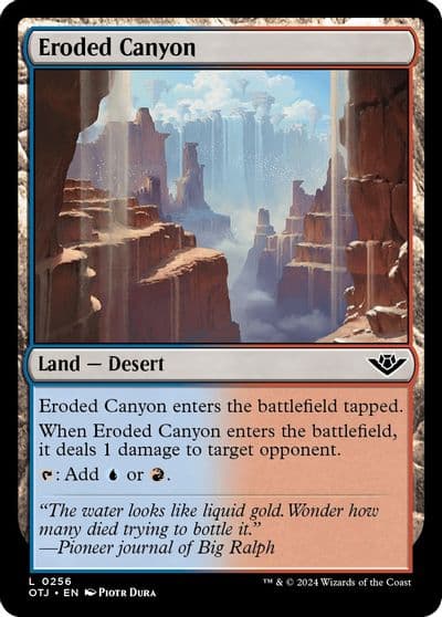 Eroded Canyon Outlaws of Thunder Junction Magic card