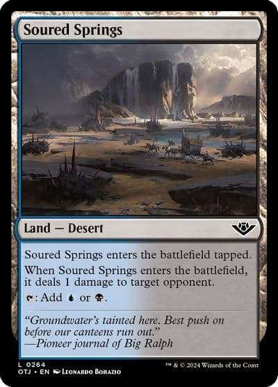 Soured Springs Outlaws of Thunder Junction Magic card