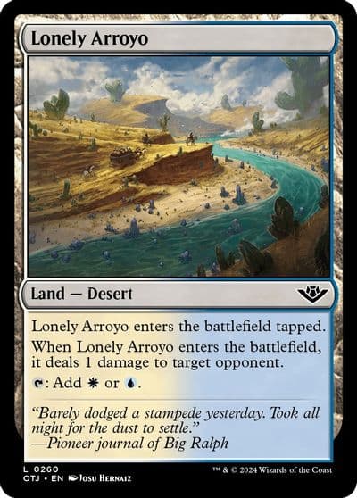 Lonely Arroyo Outlaws of Thunder Junction Magic card
