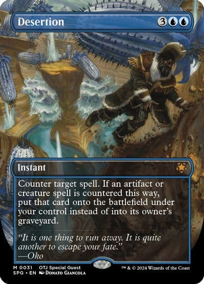 Desertion Borderless Special Guests Magic card