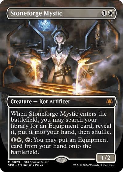 Stoneforge Mystic Borderless Special Guests Magic card