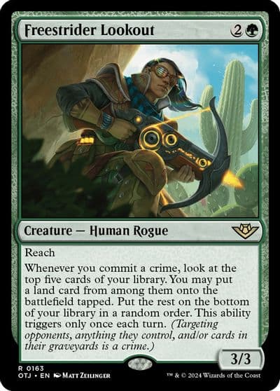 Freestrider Lookout Outlaws of Thunder Junction Magic card