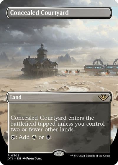 Concealed Courtyard Borderless Outlaws of Thunder Junction Magic card