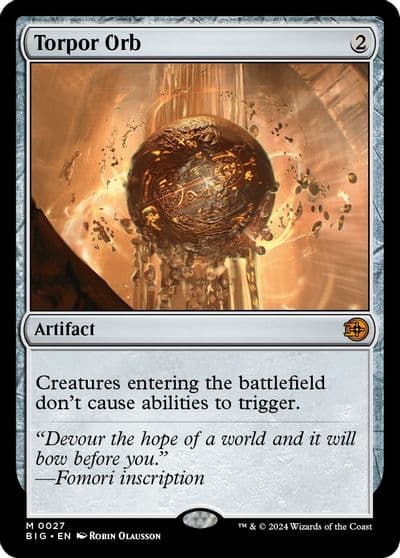 Torpor Orb Outlaws of Thunder Junction: The Big Score Magic card