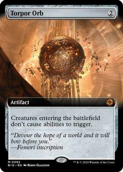 Torpor Orb Extended Art Outlaws of Thunder Junction: The Big Score Magic card