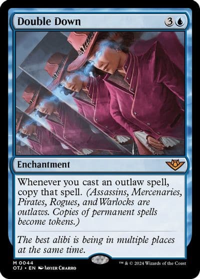 Double Down Outlaws of Thunder Junction Magic card