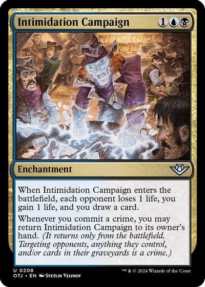 Intimidation Campaign Outlaws of Thunder Junction Magic card