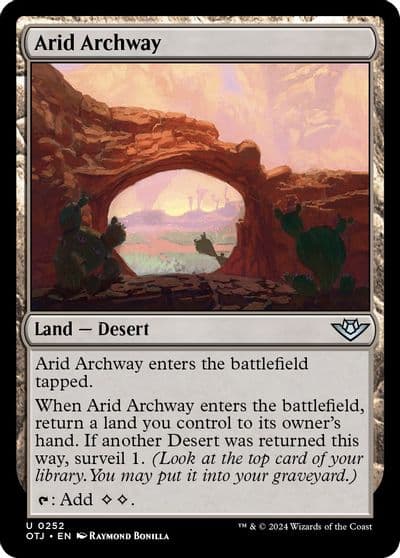 Arid Archway Outlaws of Thunder Junction Magic card