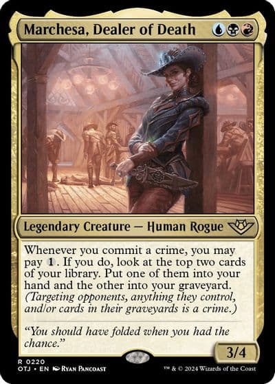 Marchesa Dealer of Death Outlaws of Thunder Junction Magic card