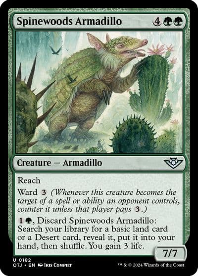 Spinewoods Armadillo Outlaws of Thunder Junction Magic card