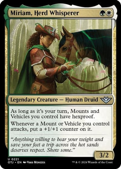 Miriam Herd Whisperer Outlaws of Thunder Junction Magic card