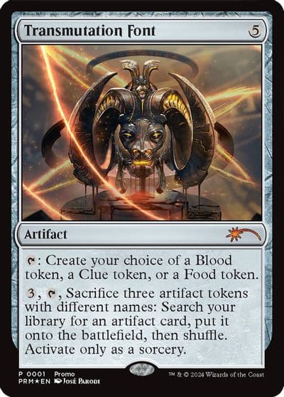 Transmutation Font Launch Party & Release Event Promos Magic card