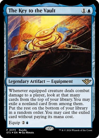 The Key to the Vault OTJ Bundle Unique and Miscellaneous Promos Magic card