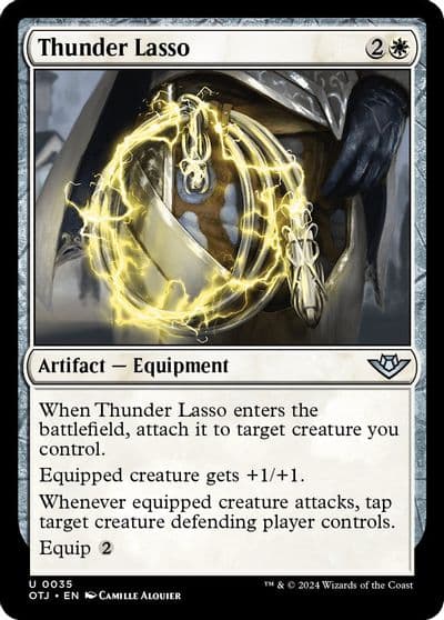 Thunder Lasso Outlaws of Thunder Junction Magic card