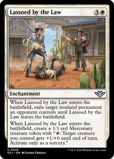 Lassoed by the Law Outlaws of Thunder Junction Magic card