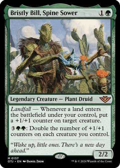 Bristly Bill Spine Sower Outlaws of Thunder Junction Magic card