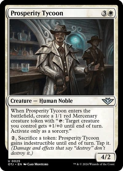Prosperity Tycoon Outlaws of Thunder Junction Magic card