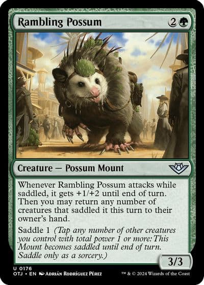 Rambling Possum Outlaws of Thunder Junction Magic card