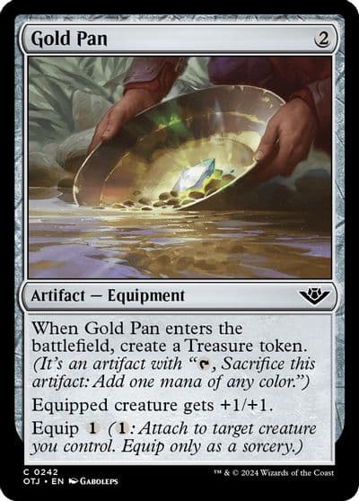 Gold Pan Outlaws of Thunder Junction Magic card