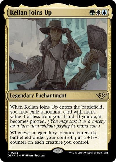 Kellan Joins Up Outlaws of Thunder Junction Magic card