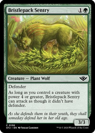 Bristlepack Sentry Outlaws of Thunder Junction Magic card