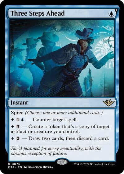 Three Steps Ahead Outlaws of Thunder Junction Magic card