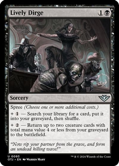Lively Dirge Outlaws of Thunder Junction Magic card