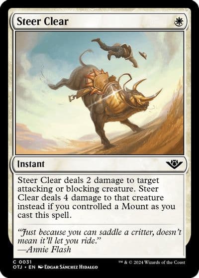 Steer Clear Outlaws of Thunder Junction Magic card