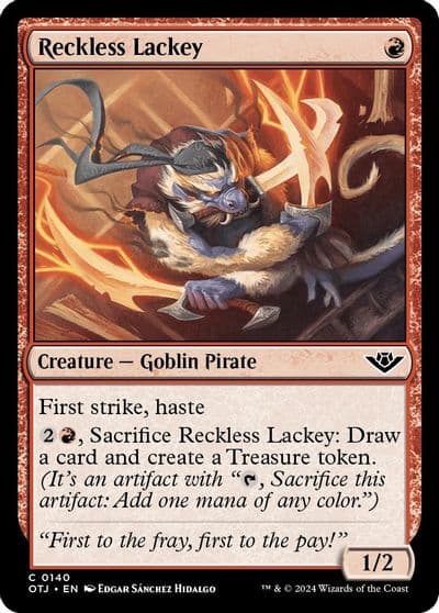 Reckless Lackey Outlaws of Thunder Junction Magic card