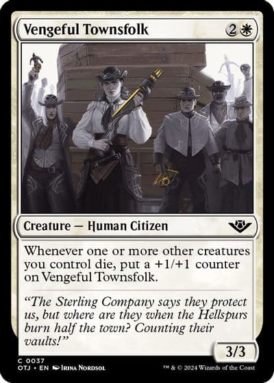 Vengeful Townsfolk Outlaws of Thunder Junction Magic card