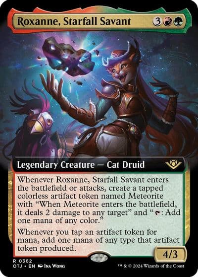 Roxanne Starfall Savant Extended Art Outlaws of Thunder Junction Magic card